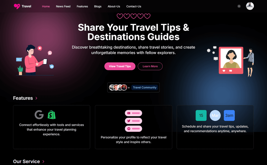 Travel Insights & Community : A Cutting-Edge Platform for Adventurers
